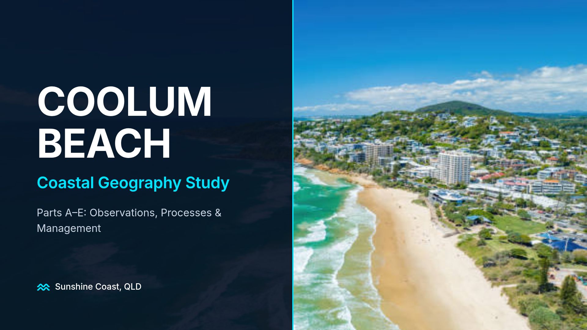Coolum Beach Coastal Geography & Erosion Study