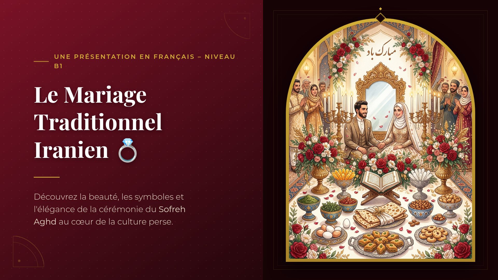 Le Mariage Traditionnel Iranien : Étapes et Symboles