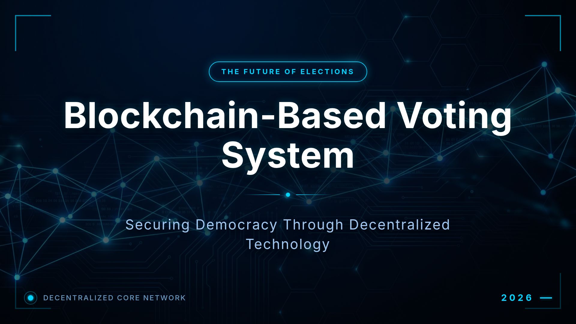 Blockchain Voting Systems: Securing the Future of Elections