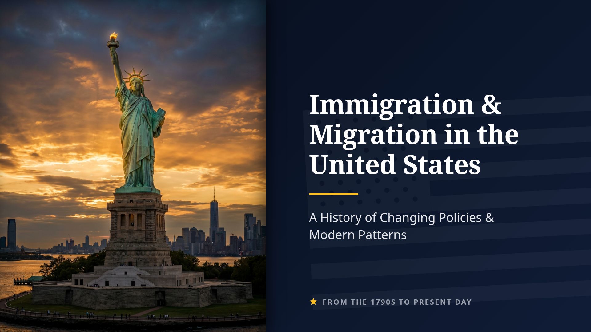 History of U.S. Immigration Policy (1790–Present)