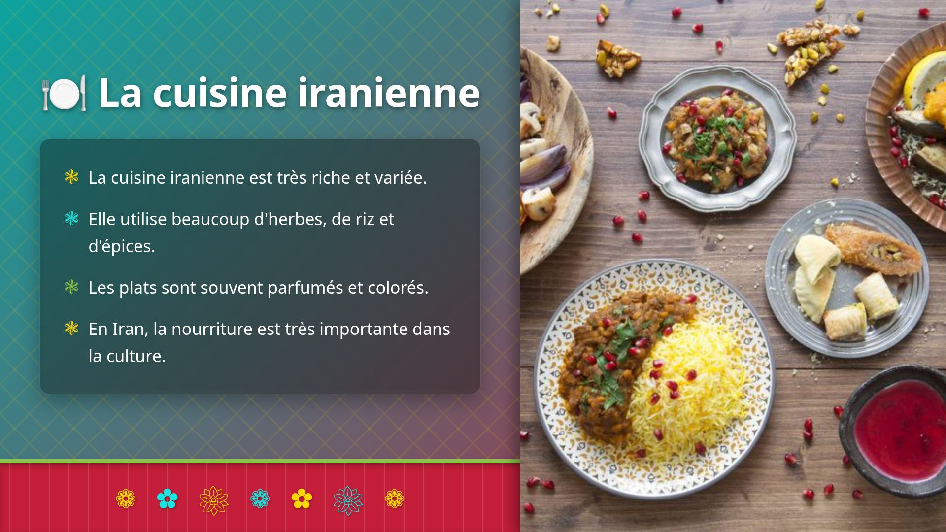 Les Saveurs de l'Iran : Un Voyage Culinaire