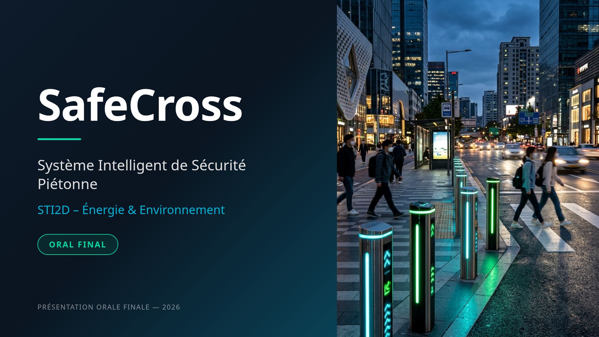 SafeCross : Système Intelligent de Sécurité Piétonne