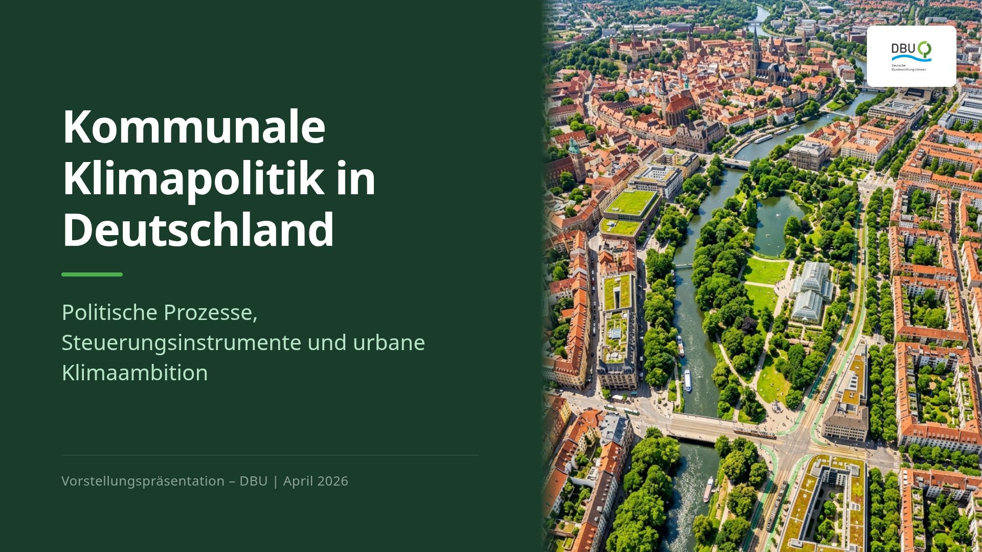 Kommunale Klimapolitik: Strategien deutscher Städte
