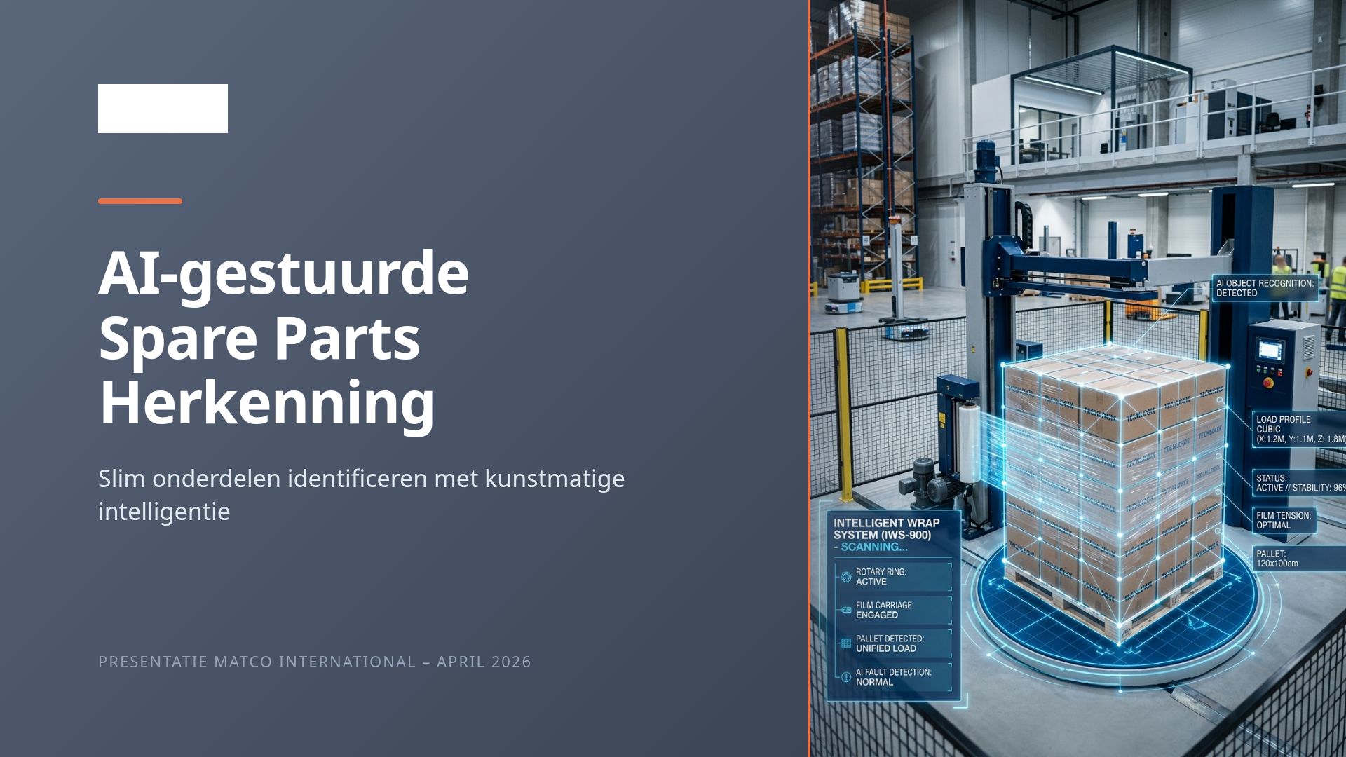 AI-gestuurde Spare Parts Herkenning - Matco International