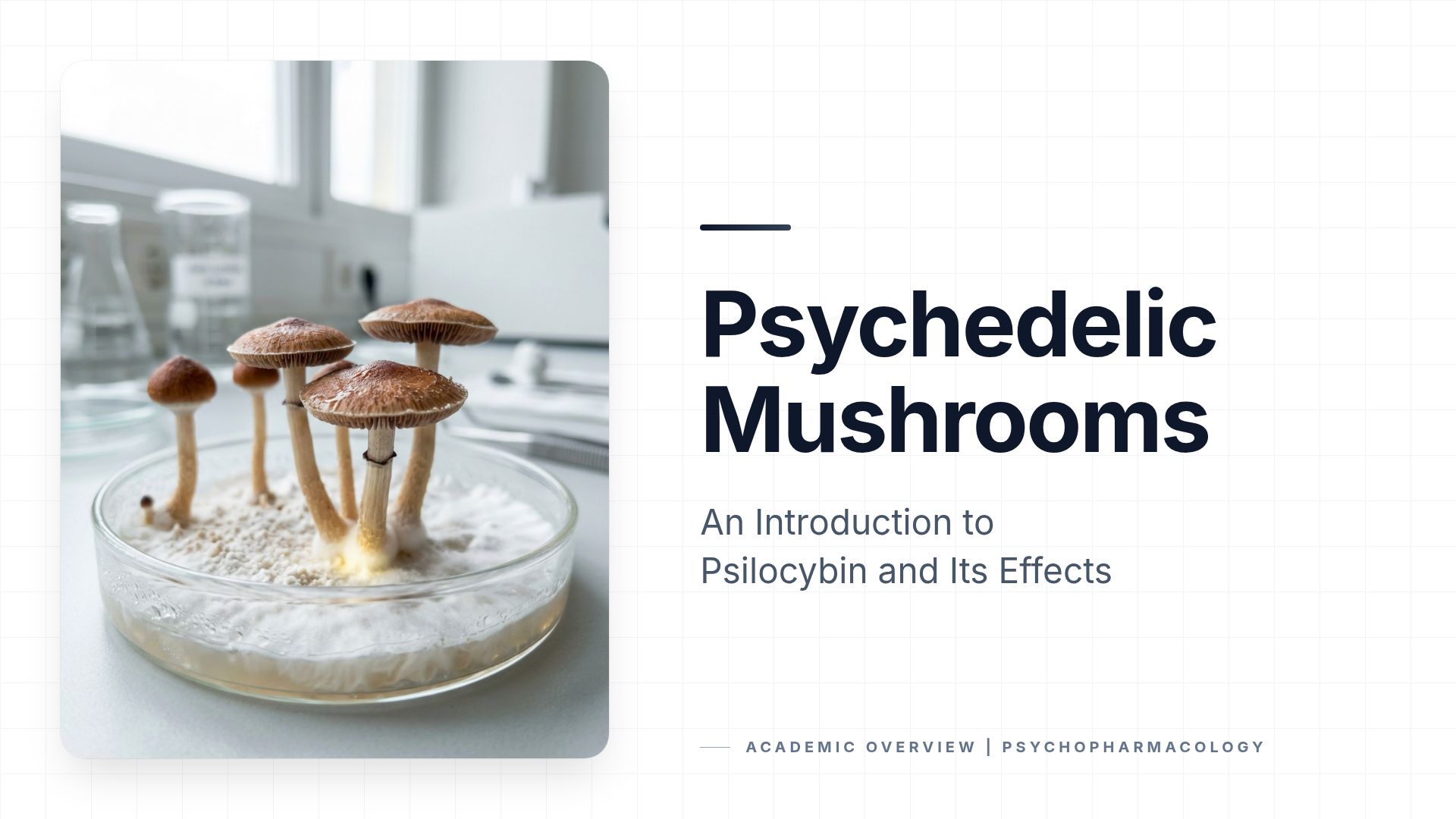 Introduction to Psilocybin: Effects and Medical Research
