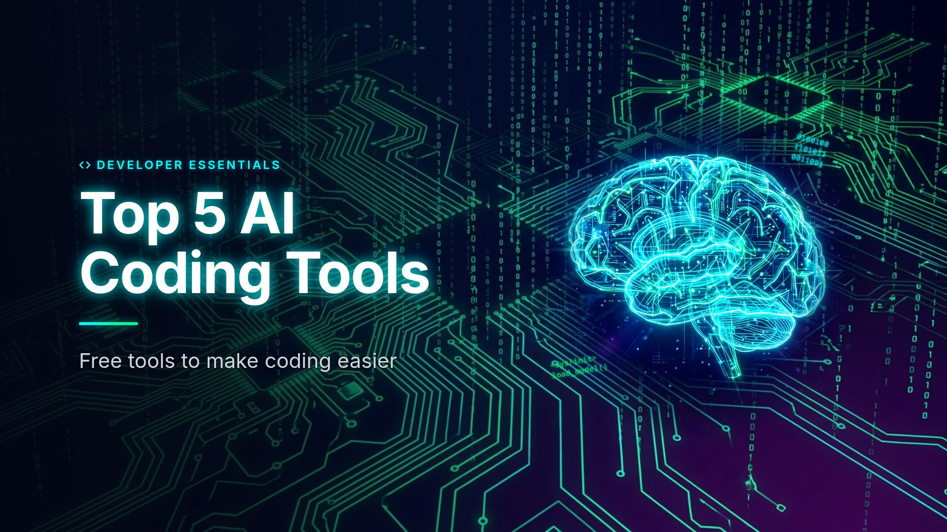 Top 5 AI Coding Tools for Developers | Free AI Assistants
