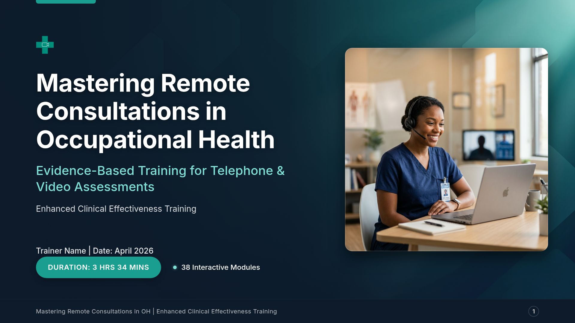 Mastering Remote Occupational Health Consultations