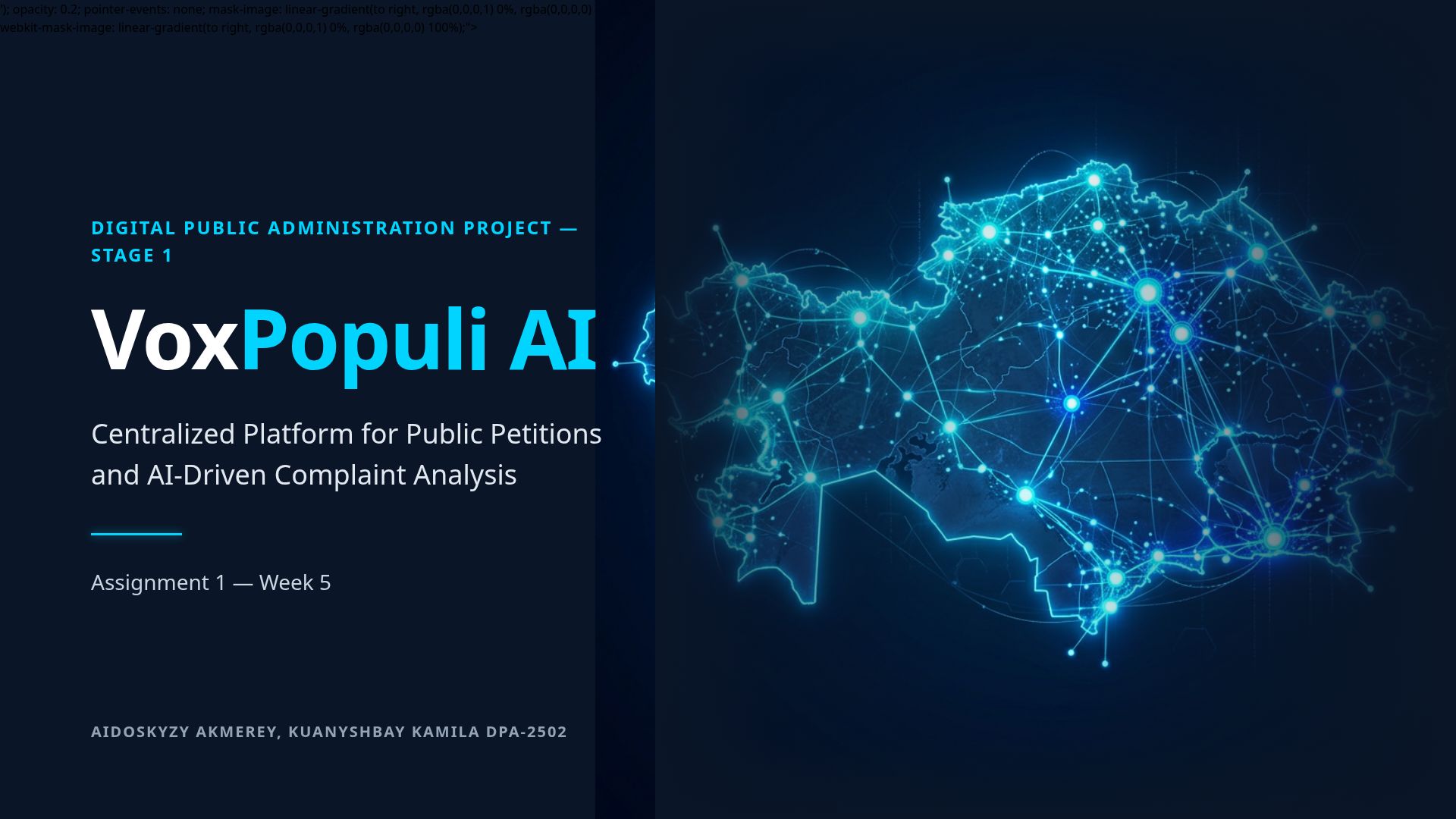 VoxPopuli AI: Digital Public Administration Platform