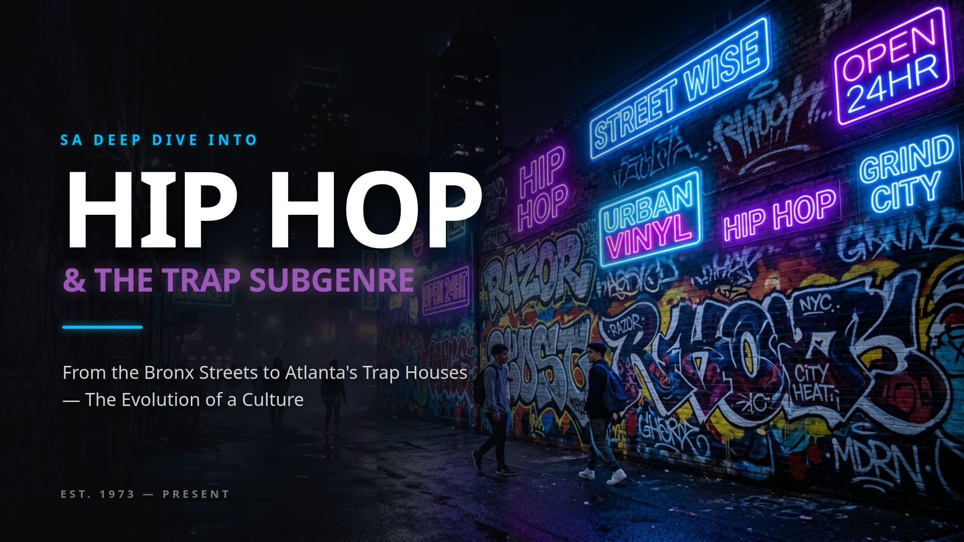 History of Hip Hop and the Evolution of Trap Music
