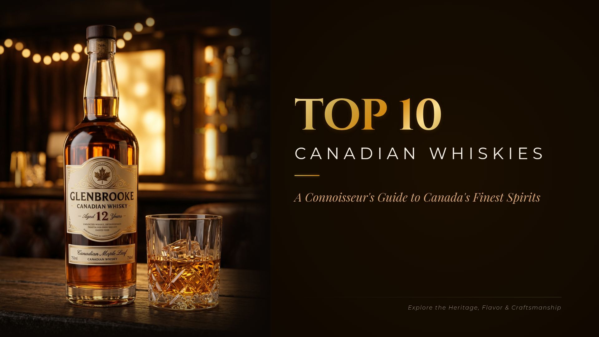 Top 10 Canadian Whiskies: A Connoisseur's Guide