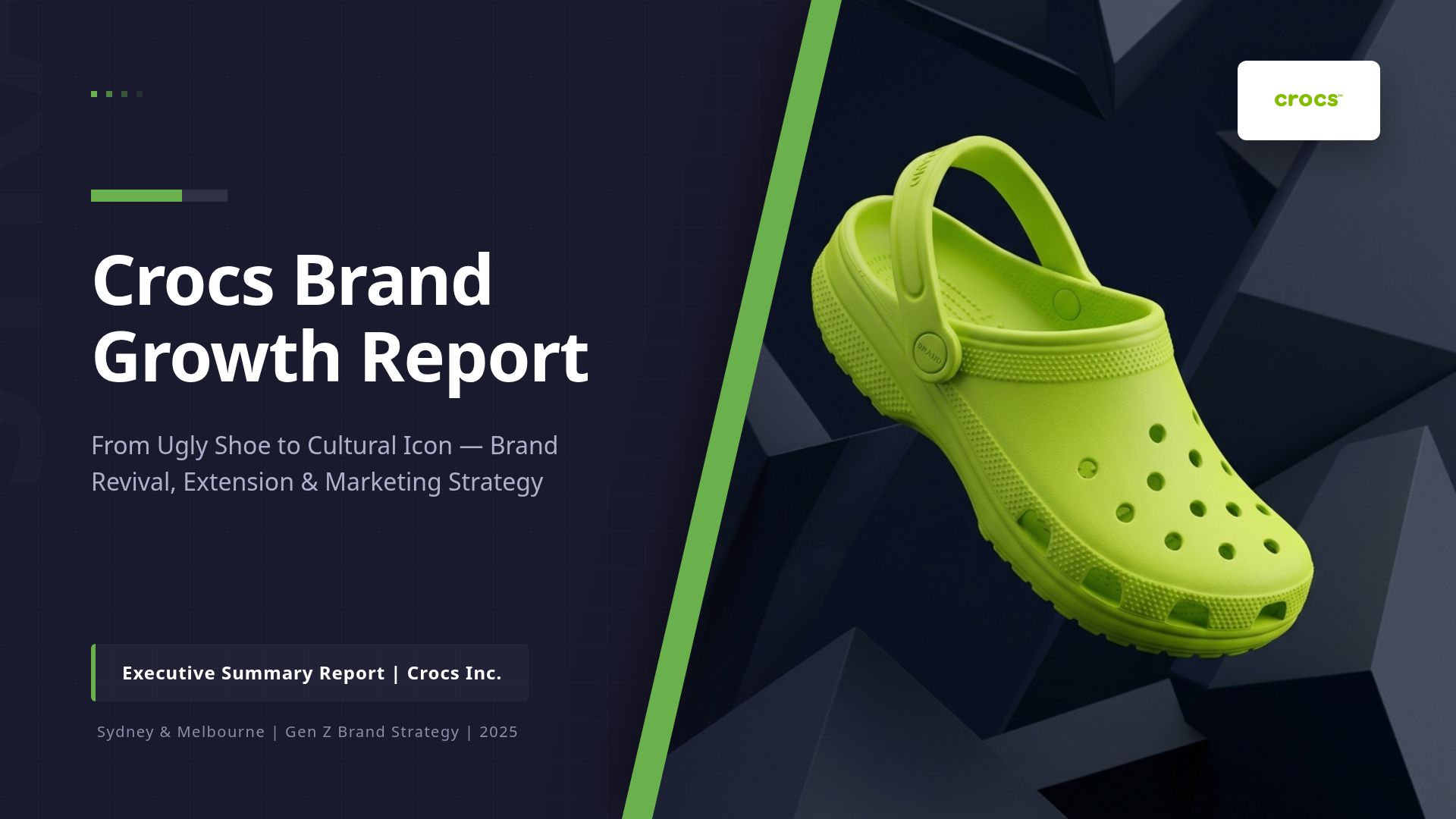 Crocs Brand Strategy: Marketing Revival & Gen Z Growth