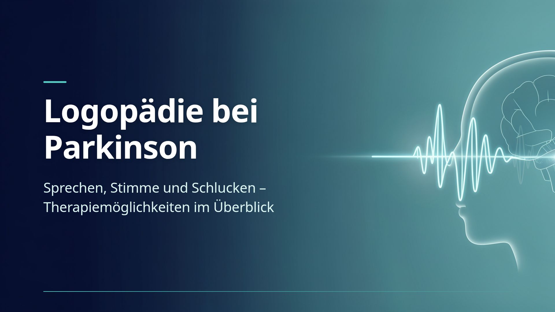 Logopädie bei Parkinson: Therapie für Sprechen und Schlucken