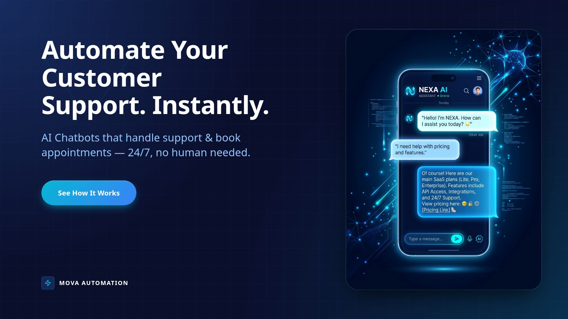 AI-Powered Customer Support: Automate & Scale with Mova