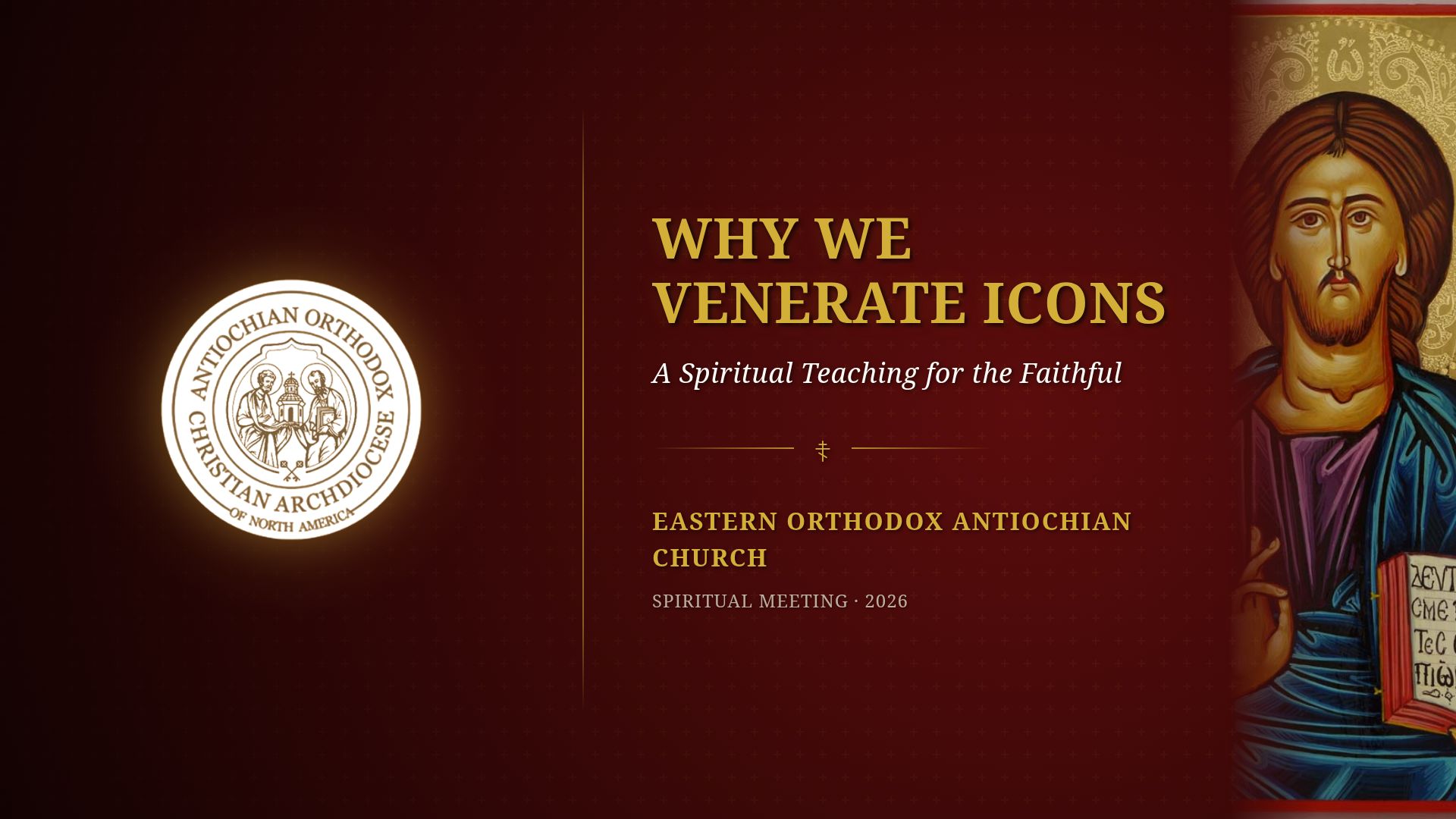 Theology and Veneration of Holy Icons in Orthodoxy