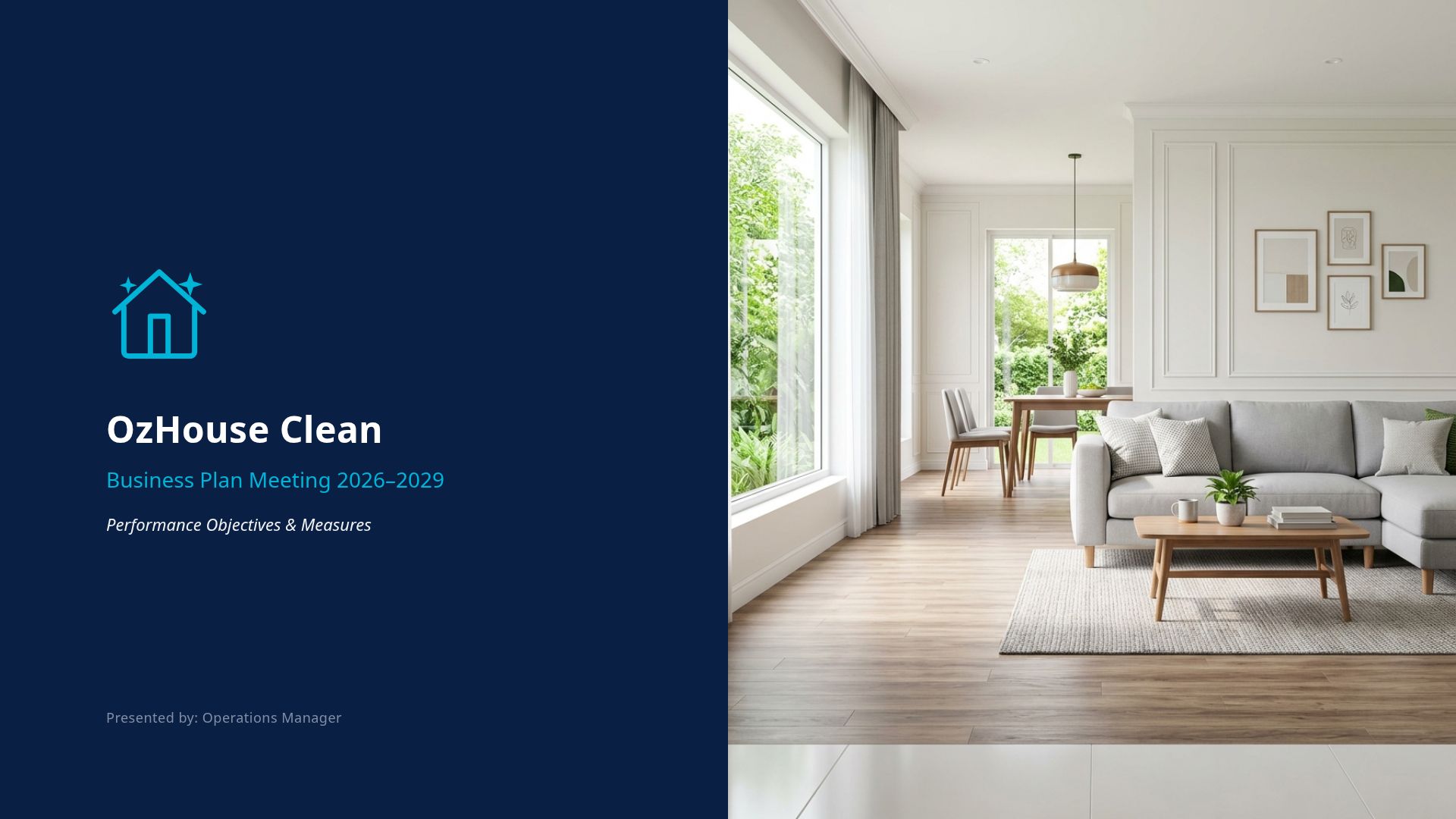 OzHouse Clean Strategic Business Plan 2026–2029