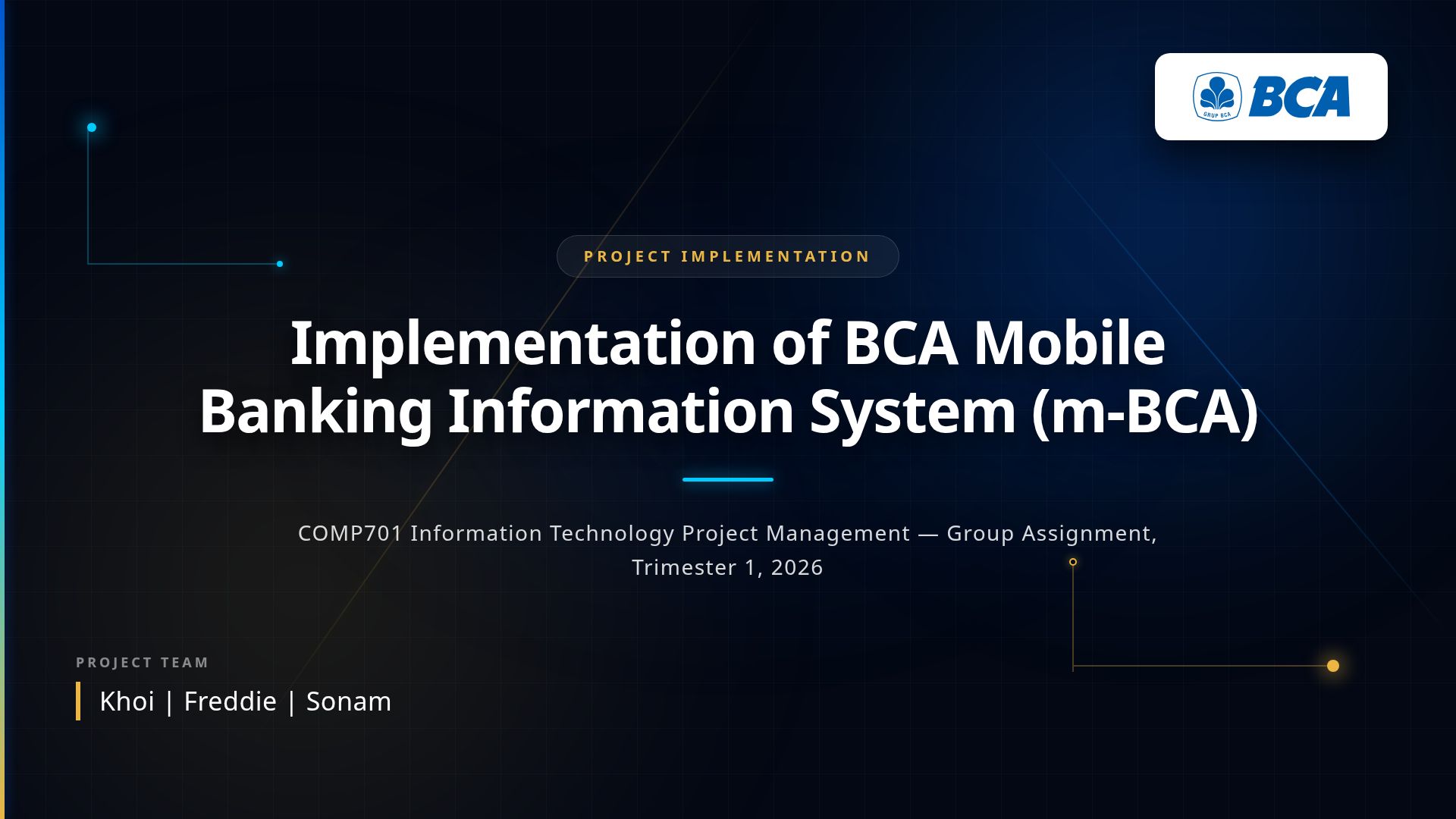 m-BCA Mobile Banking: IT Project Management Case Study