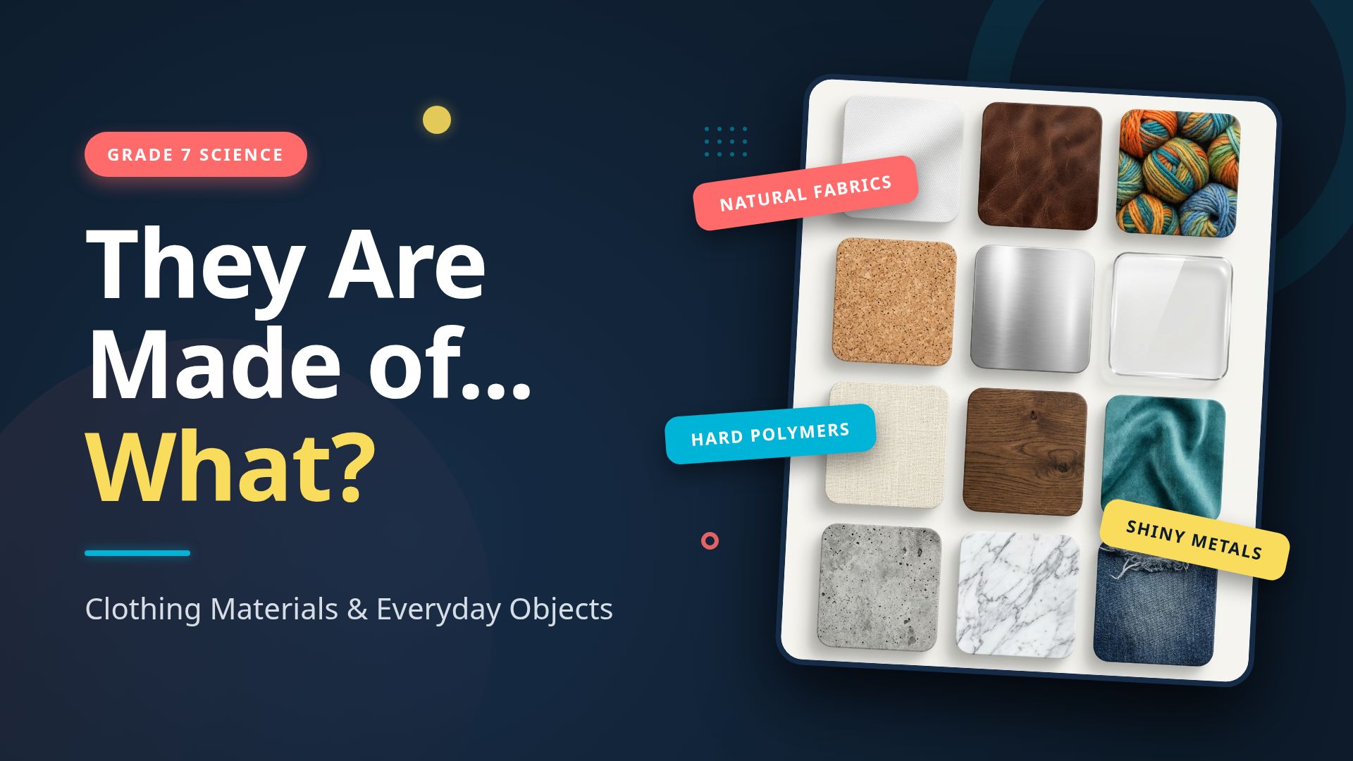 Introduction to Materials: Natural vs. Synthetic Fibres