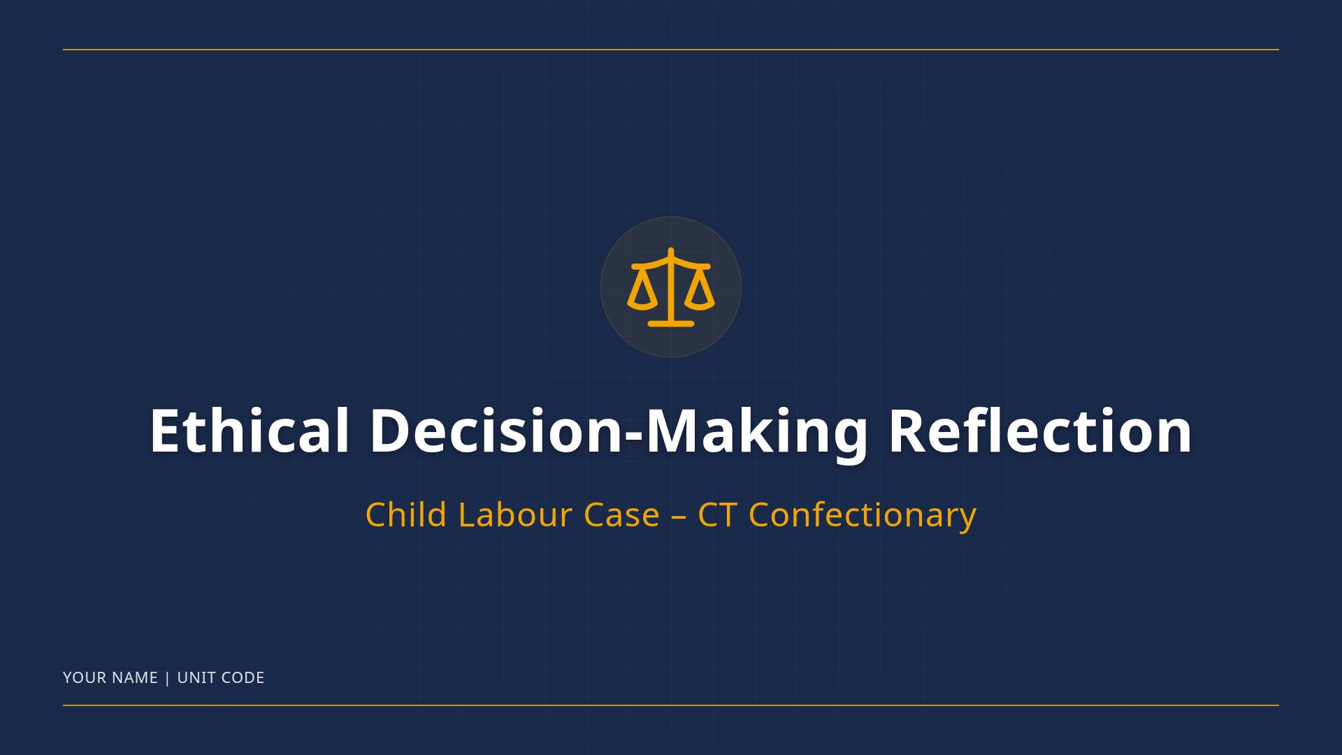 Ethical Decision-Making in Supply Chains: Child Labour Case