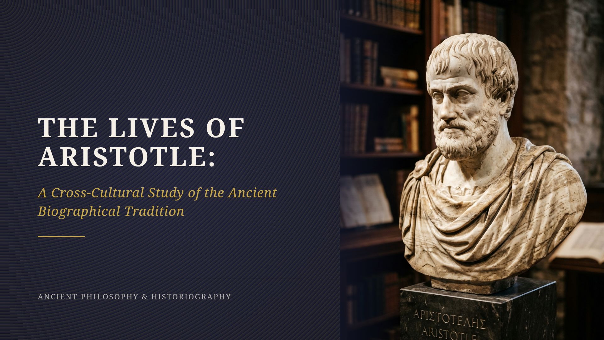 Ancient Lives of Aristotle: Cross-Cultural Study