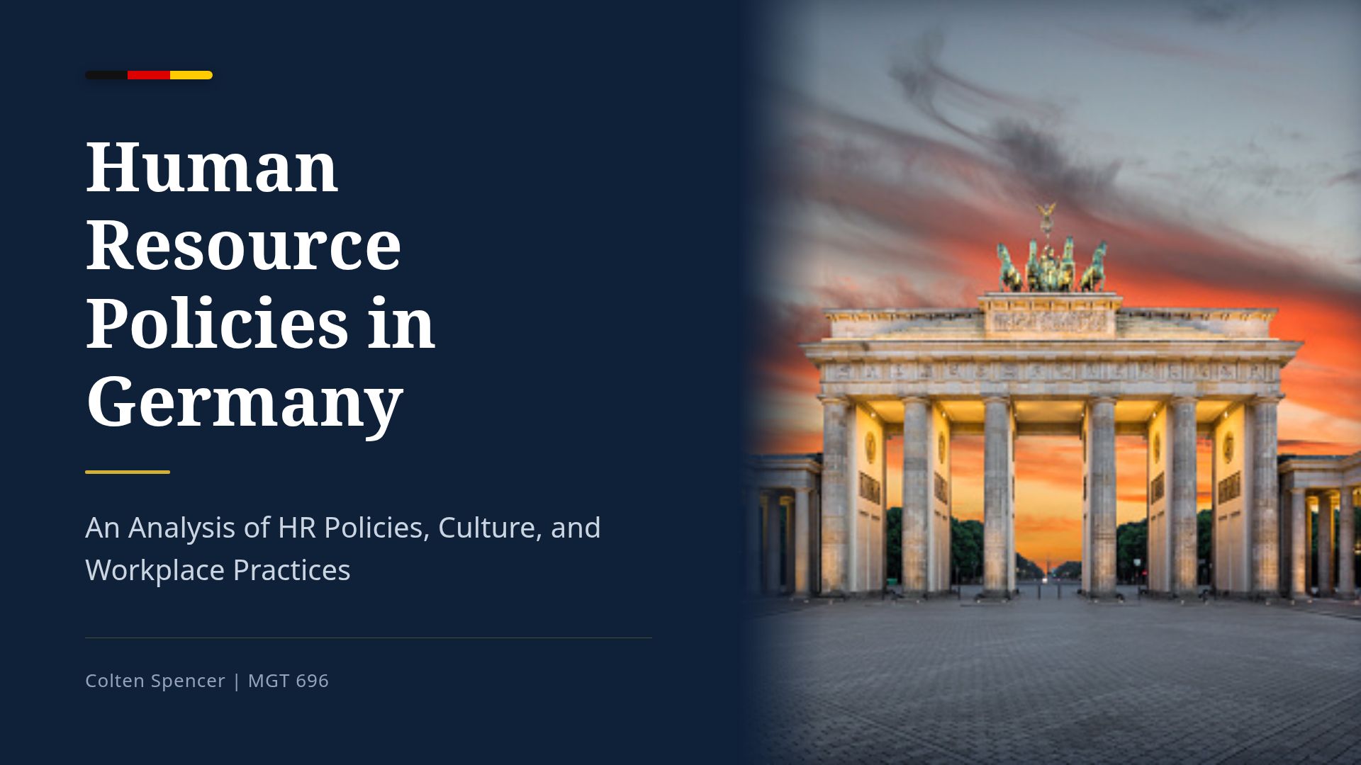 Human Resource Policies in Germany: Analysis & Practices