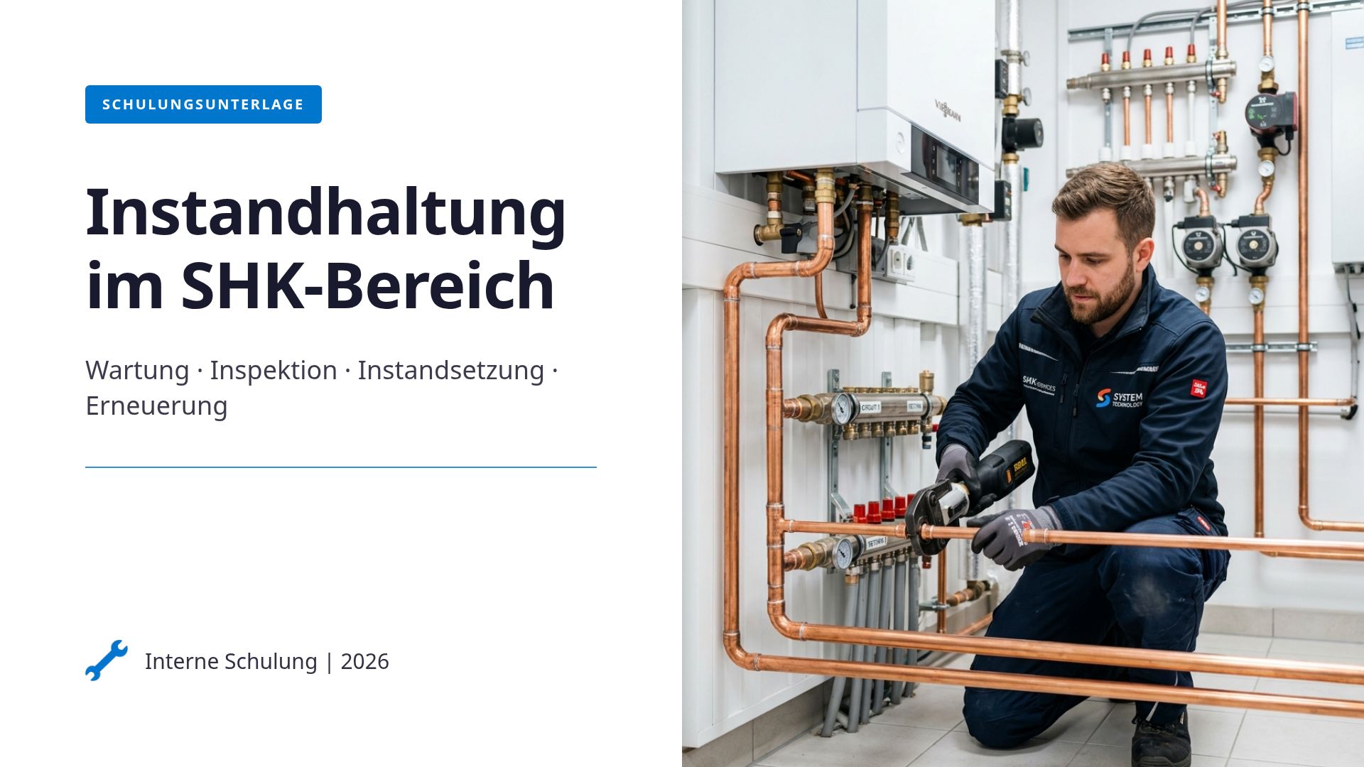 Instandhaltung im SHK-Bereich: Wartung & Inspektion