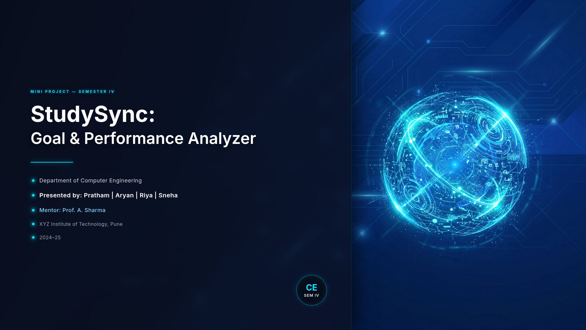 StudySync: Academic Goal & Performance Analyzer Project