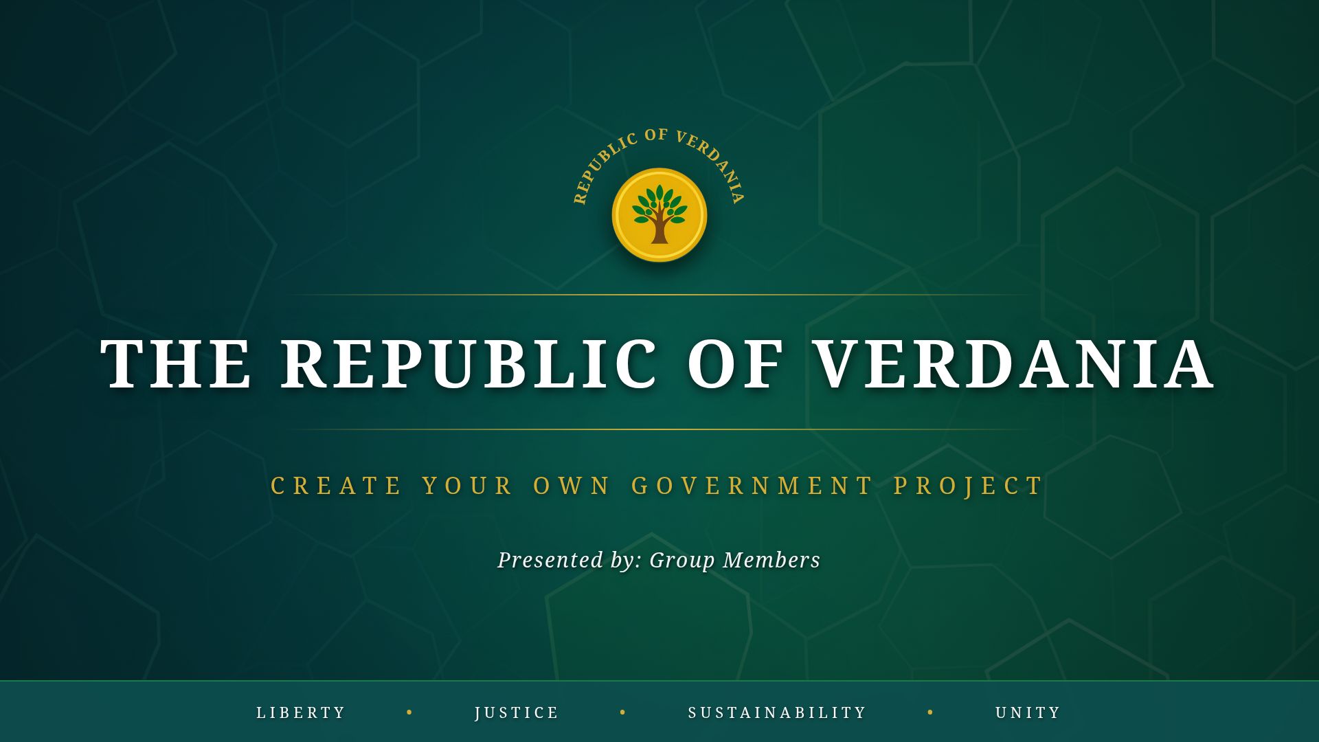 Republic of Verdania: Building a Fictional Government