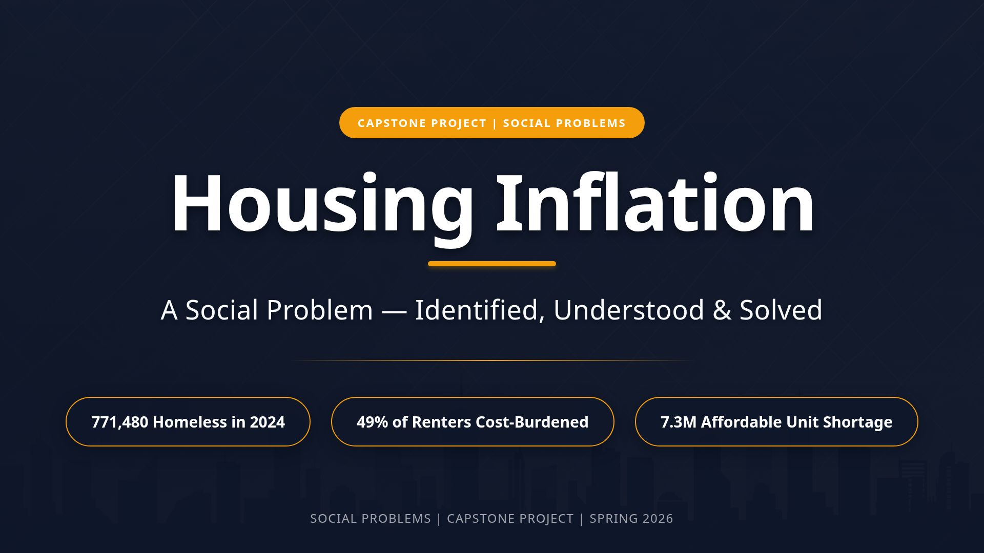 Housing Inflation: Analysis and Solutions Capstone Project