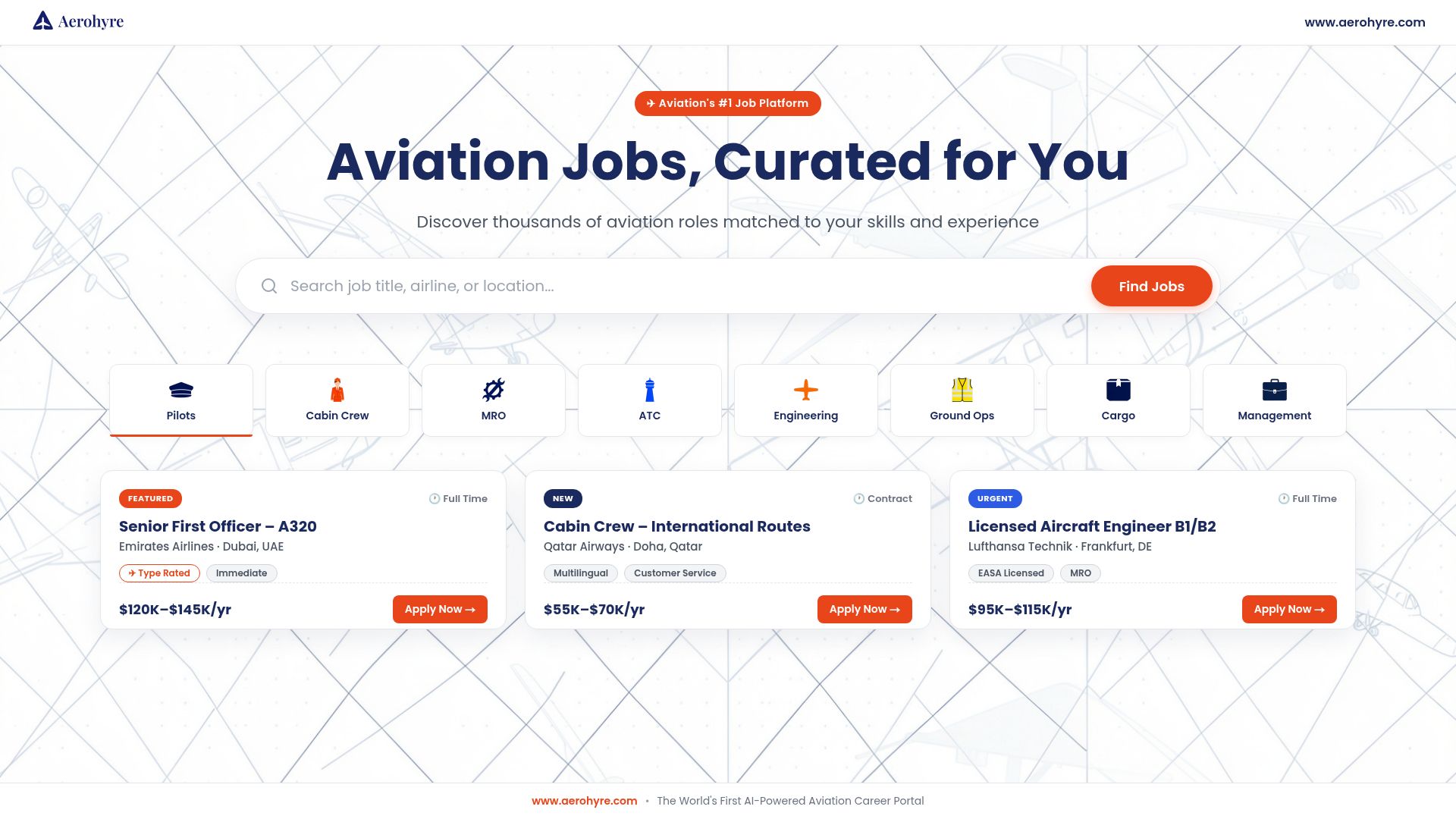 Aviation Career Platform | Curated Jobs & Community