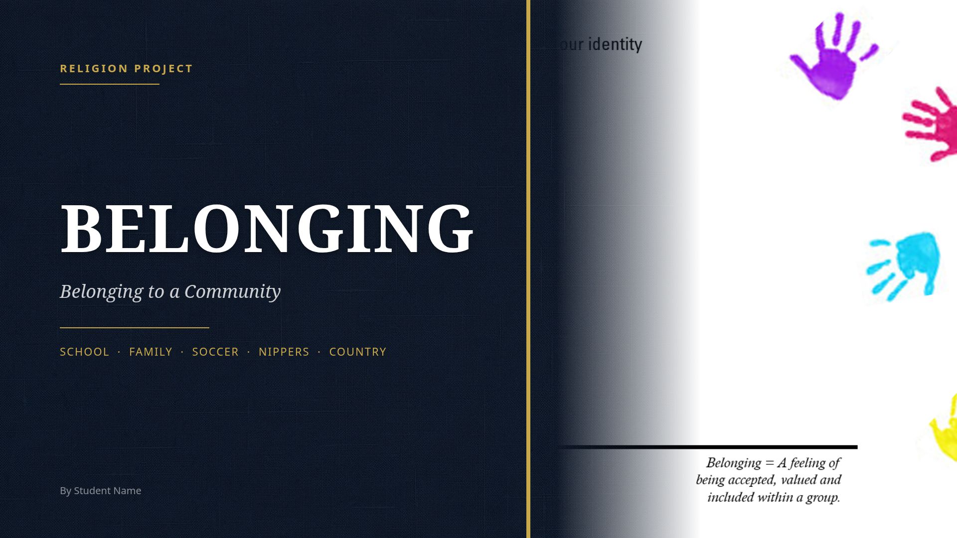 Understanding Belonging: Community, Identity & Connection