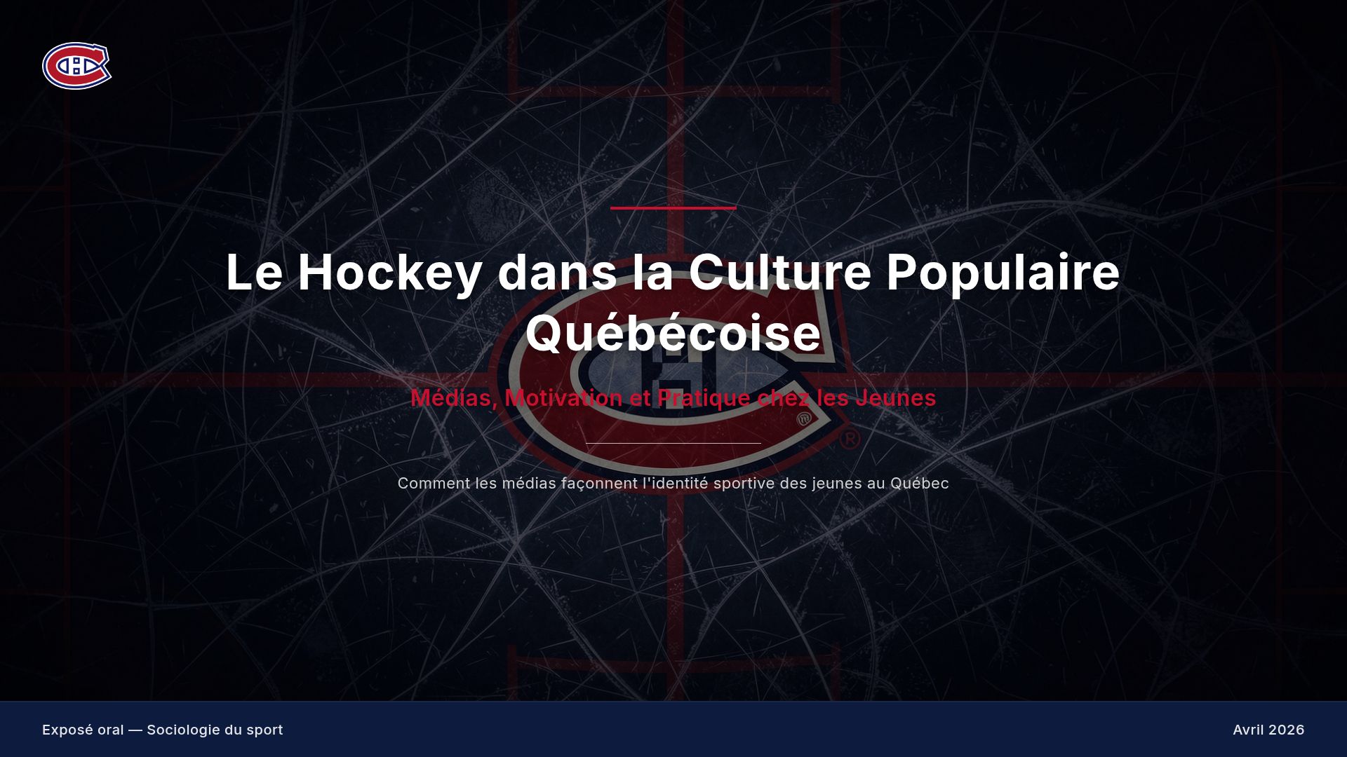 Le Hockey dans la Culture Québécoise : Médias et Jeunes