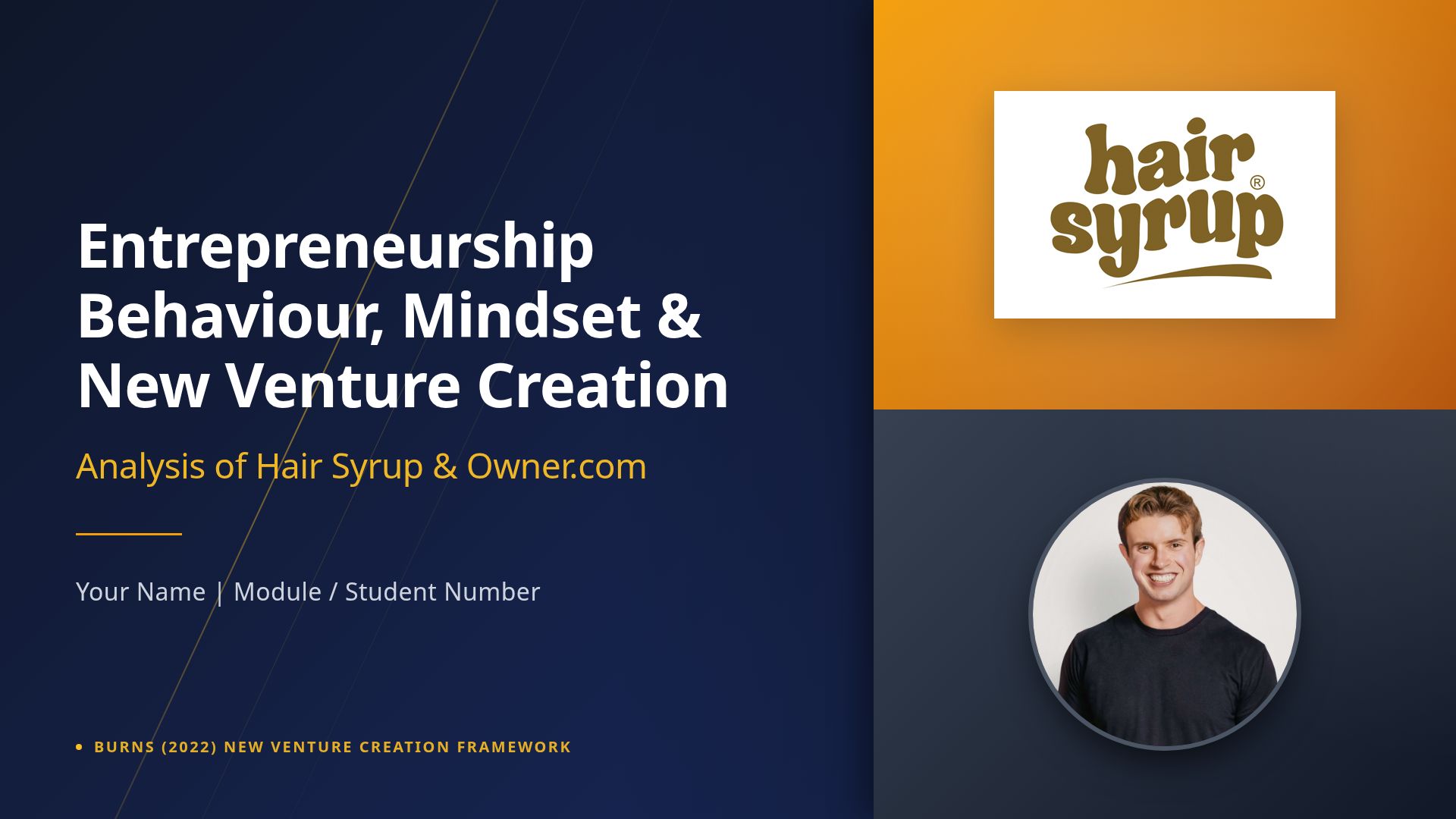 Analyzing Entrepreneurial Mindsets using Burns' Framework