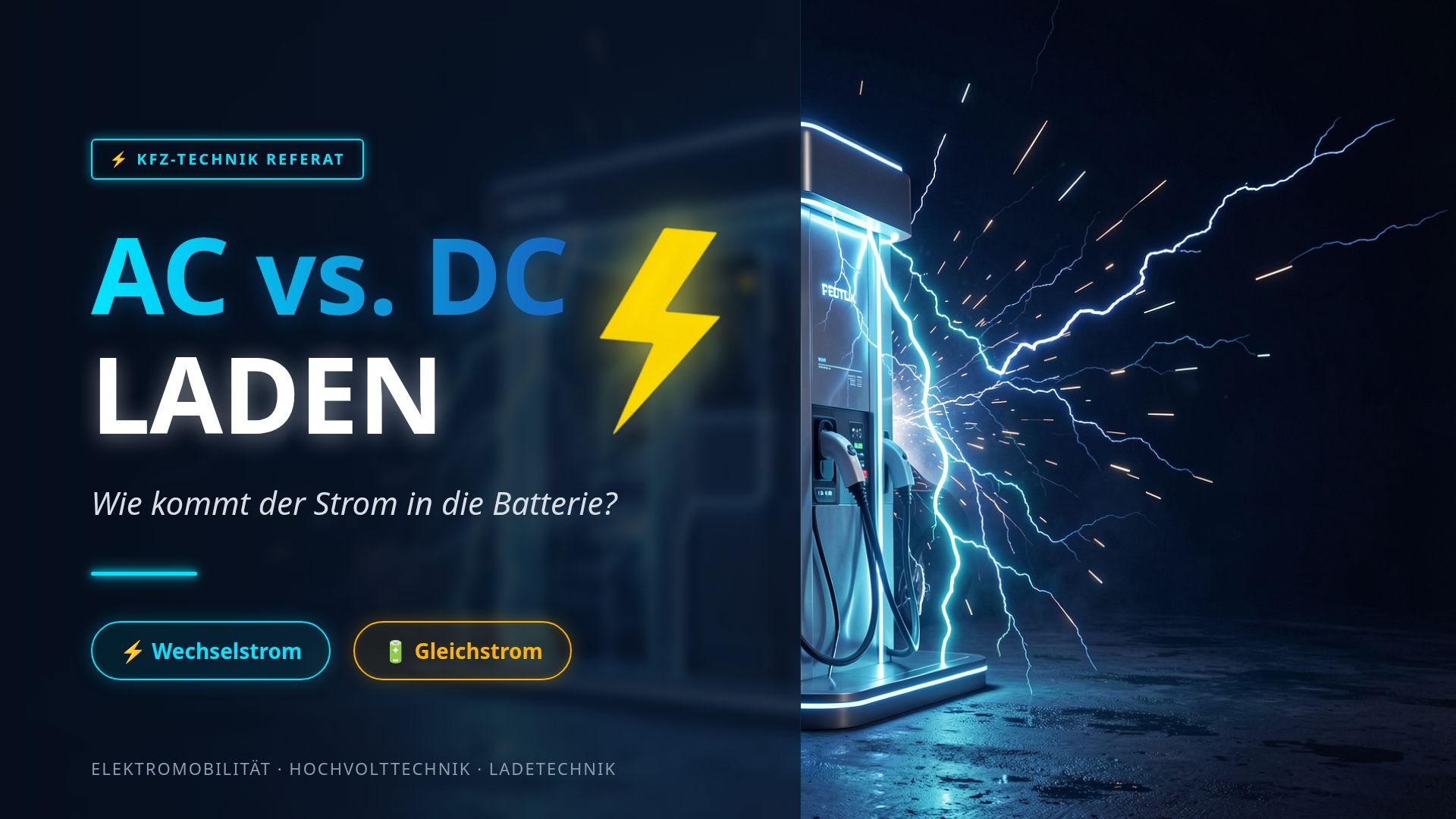 AC vs. DC Laden: Grundlagen der Elektromobilität erklärt