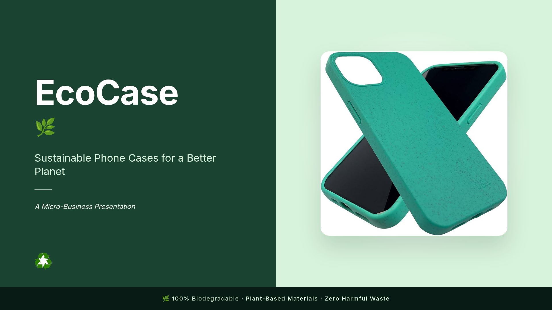 EcoCase: Sustainable Phone Case Micro-Business Plan