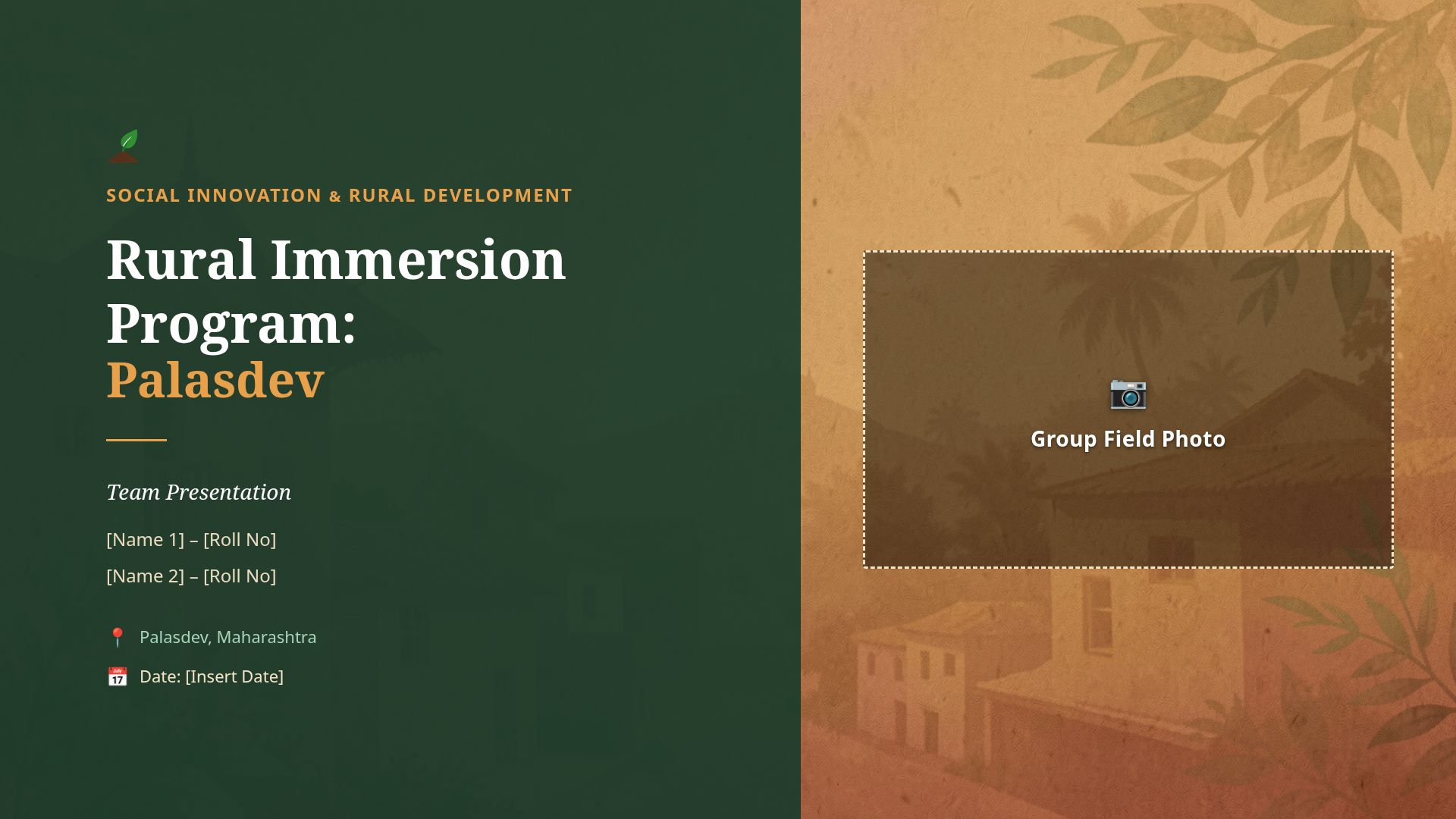Rural Development & Social Innovation: Palasdev Case Study