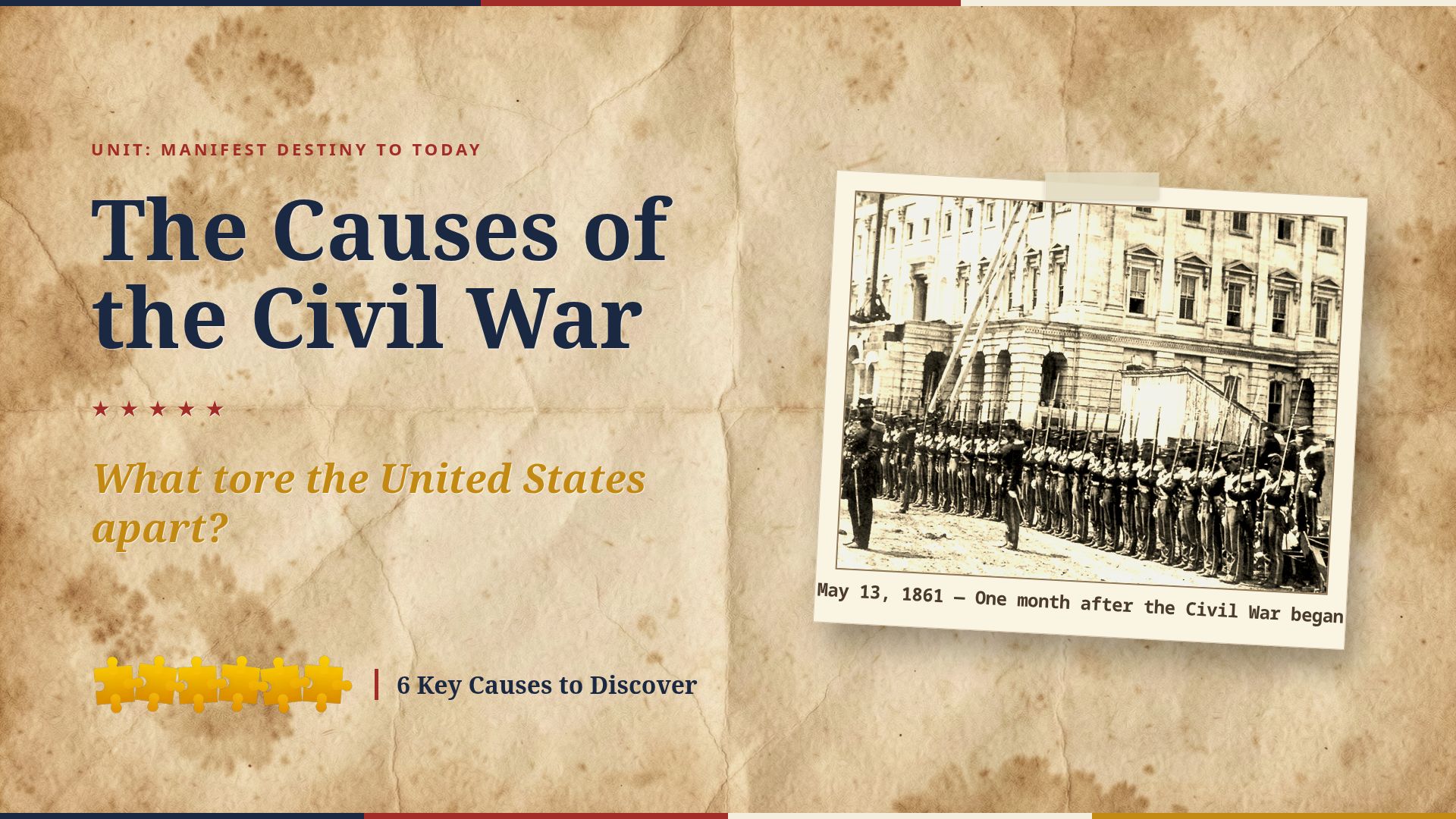 6 Key Causes of the American Civil War | History Lesson