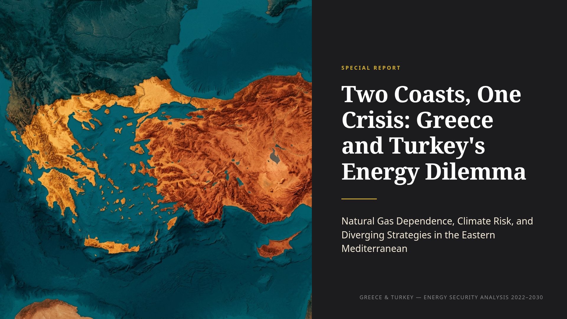 Greece vs Turkey: Energy Security and Climate Strategy