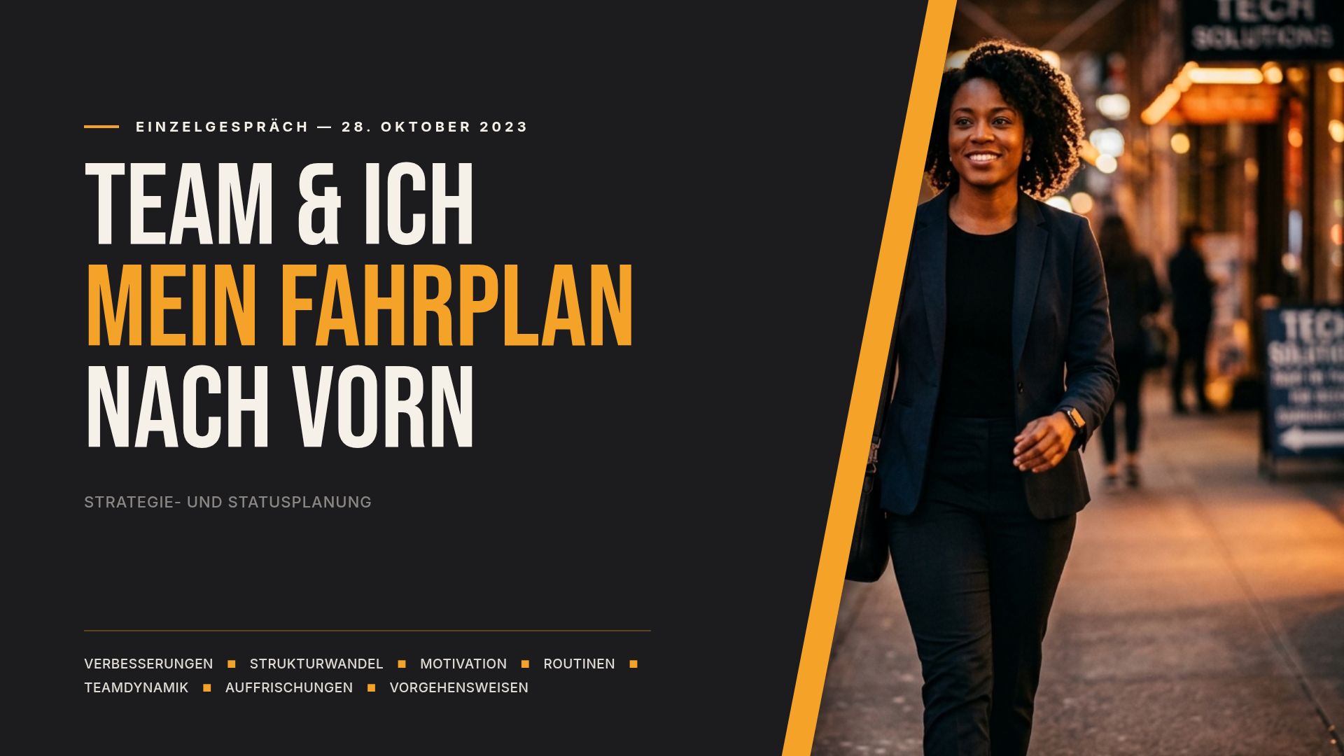 Mein Fahrplan nach vorn – Team-Strategie & Statusplanung