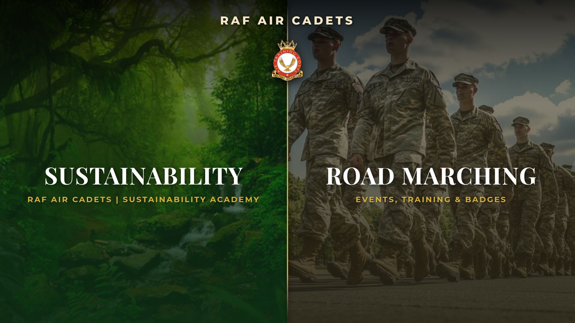 RAF Air Cadets Level 2 Sustainability Award & Road Marching