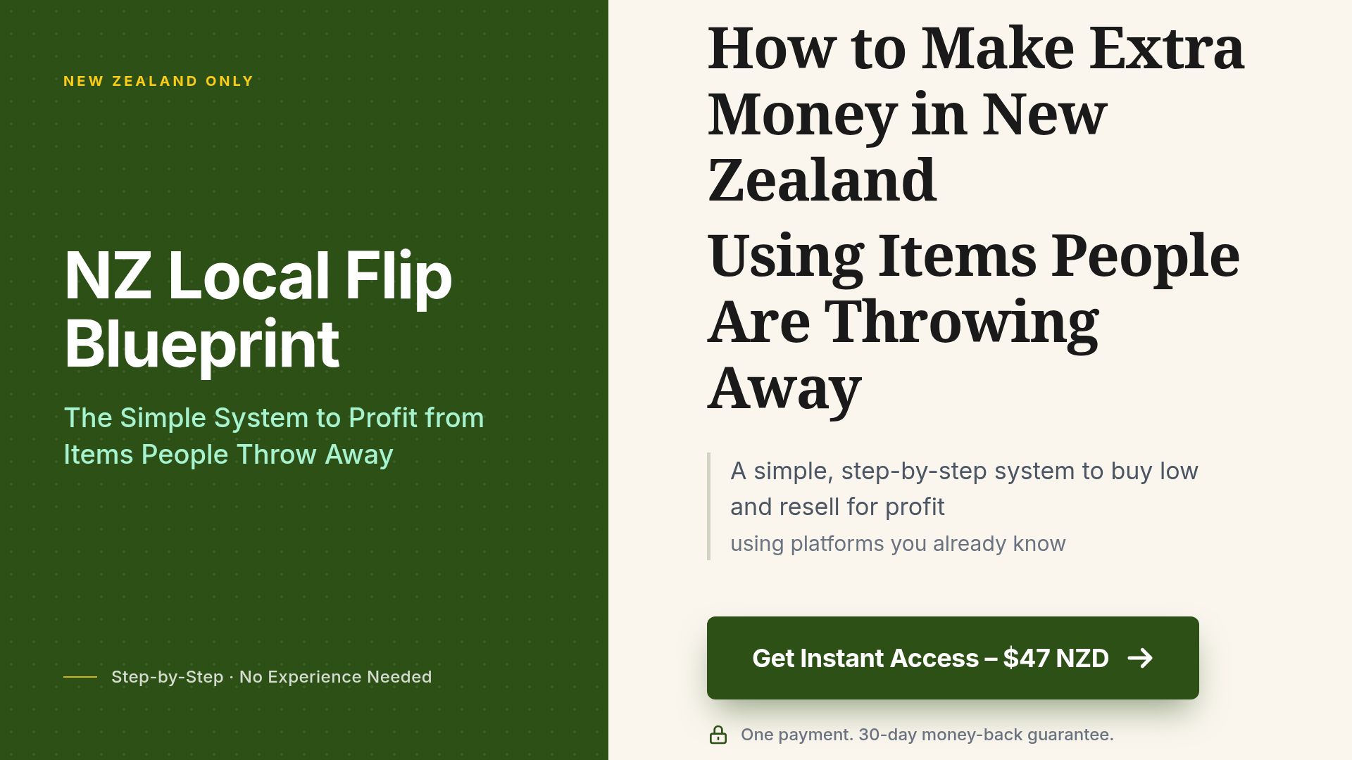 NZ Local Flip Blueprint: How to Resell Items for Profit