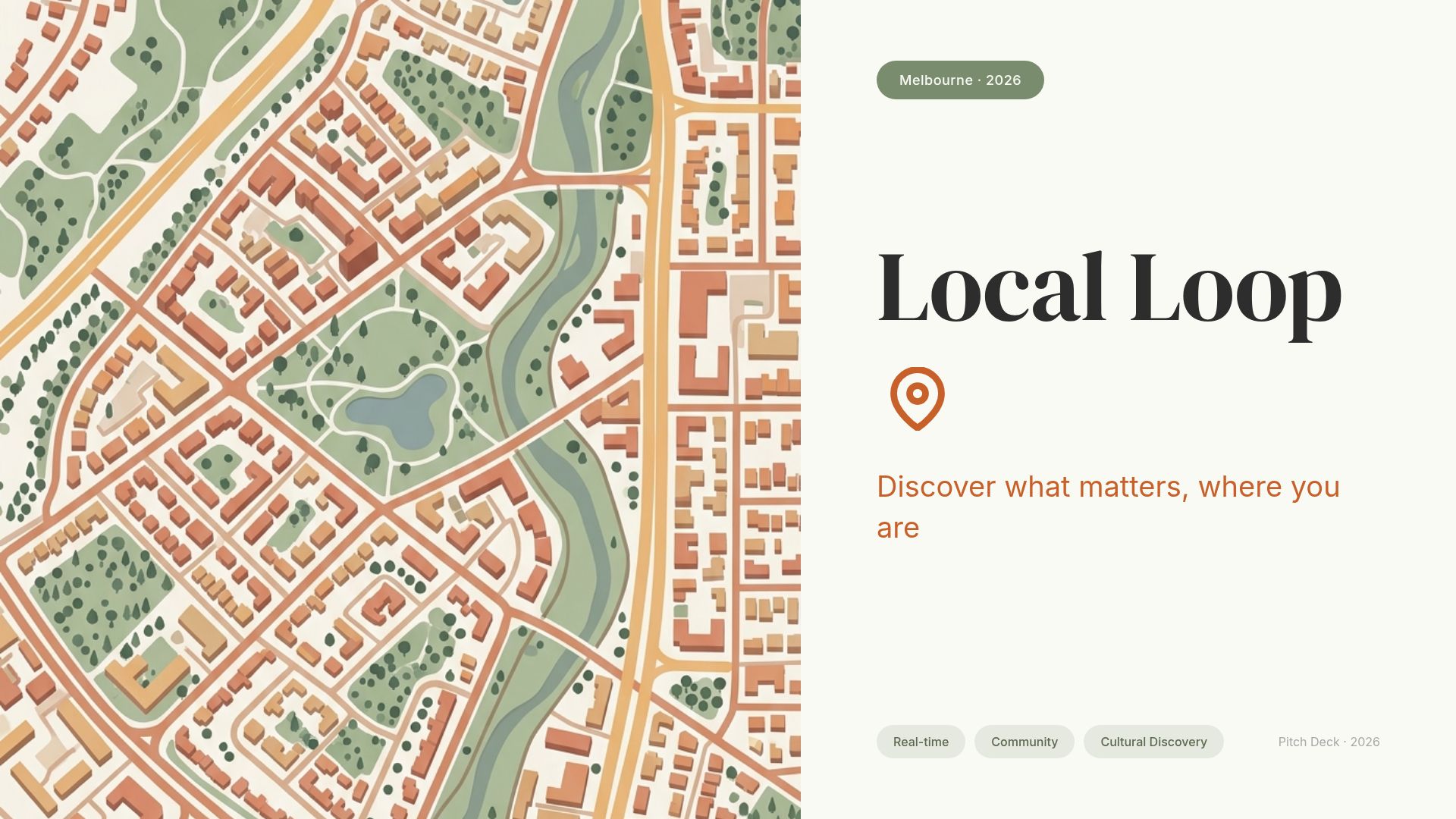 Local Loop: Real-Time Community Discovery Platform Pitch