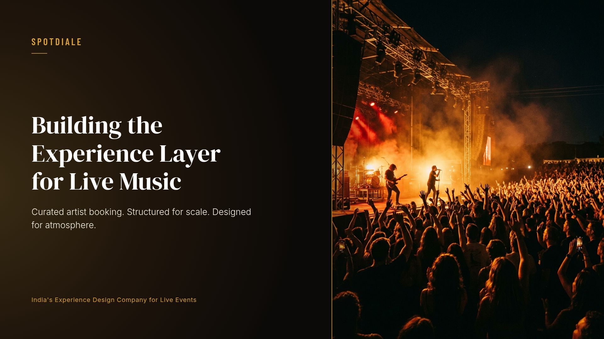 SpotDiale: Scaling Live Music Experiences in India