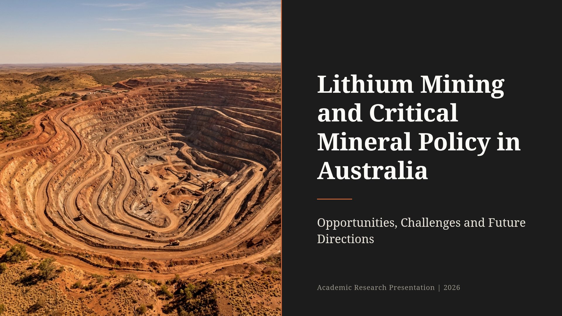 Lithium Mining Policy in Australia: Opportunities & Challenges