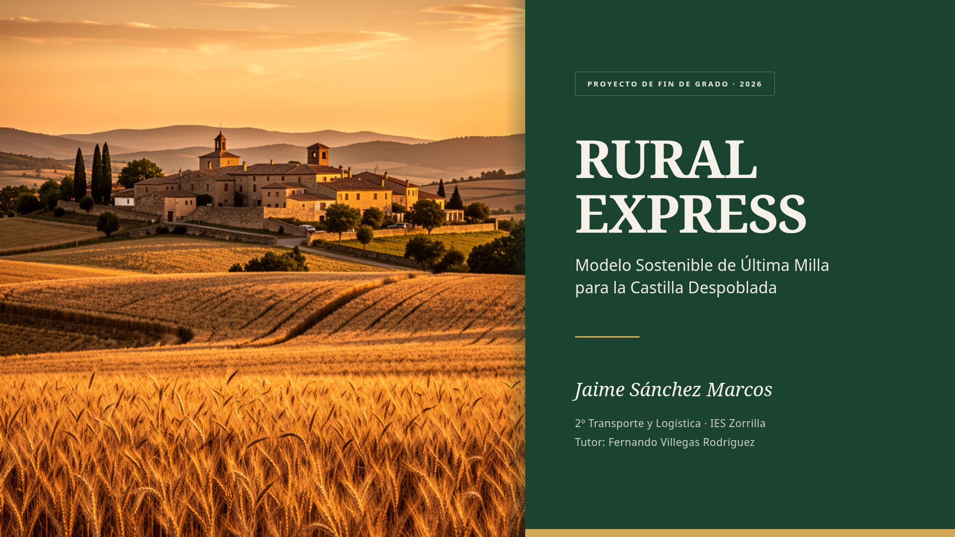 Rural Express: Logística Sostenible en Castilla y León