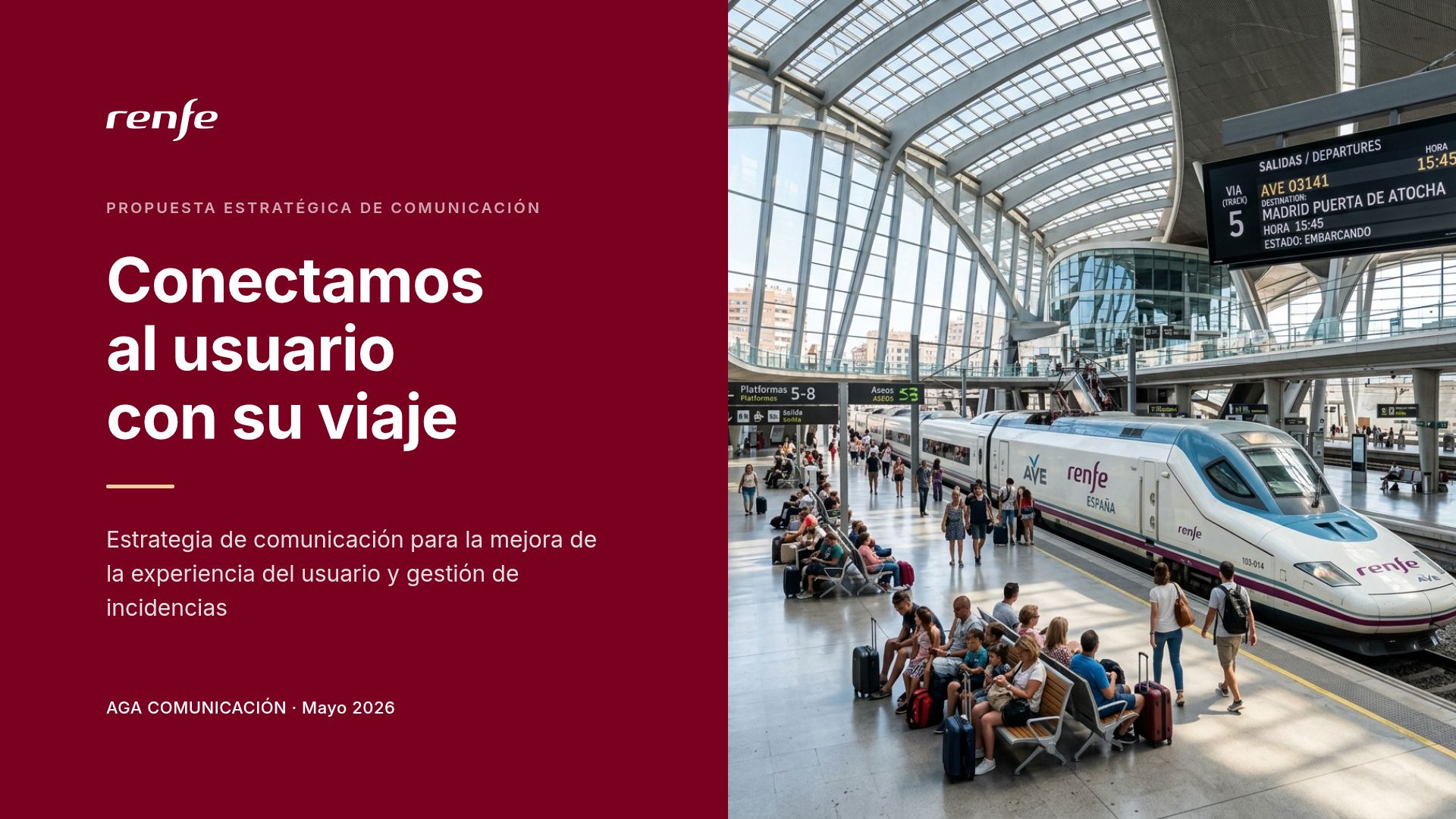 Estrategia de Comunicación y Experiencia de Usuario RENFE