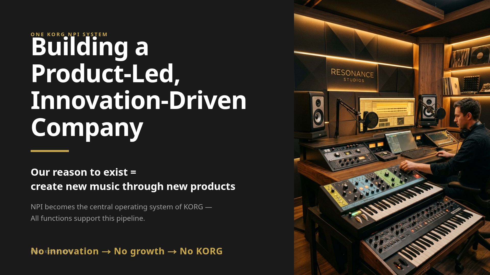 KORG NPI: Building a Product-Led Innovation Engine