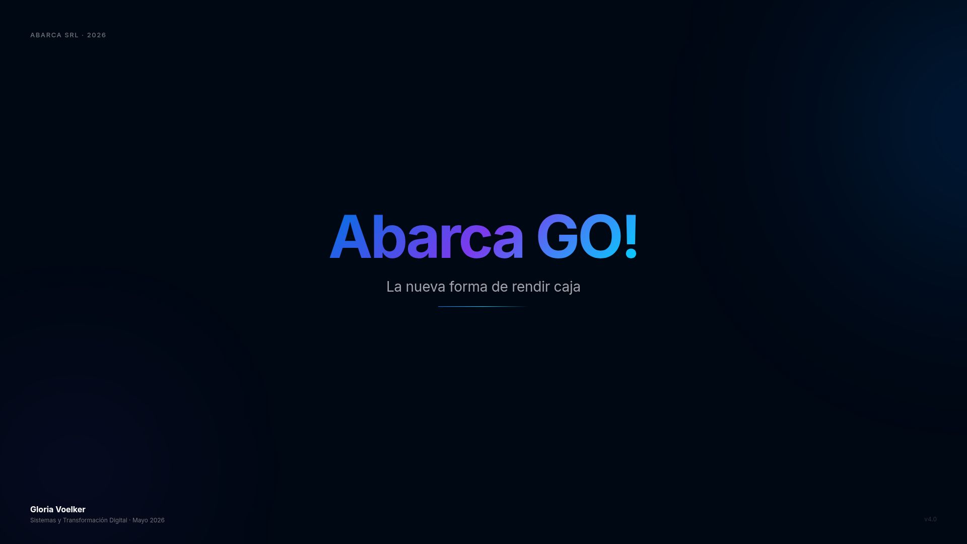 Abarca GO! — Transformación Digital de la Rendición de Caja
