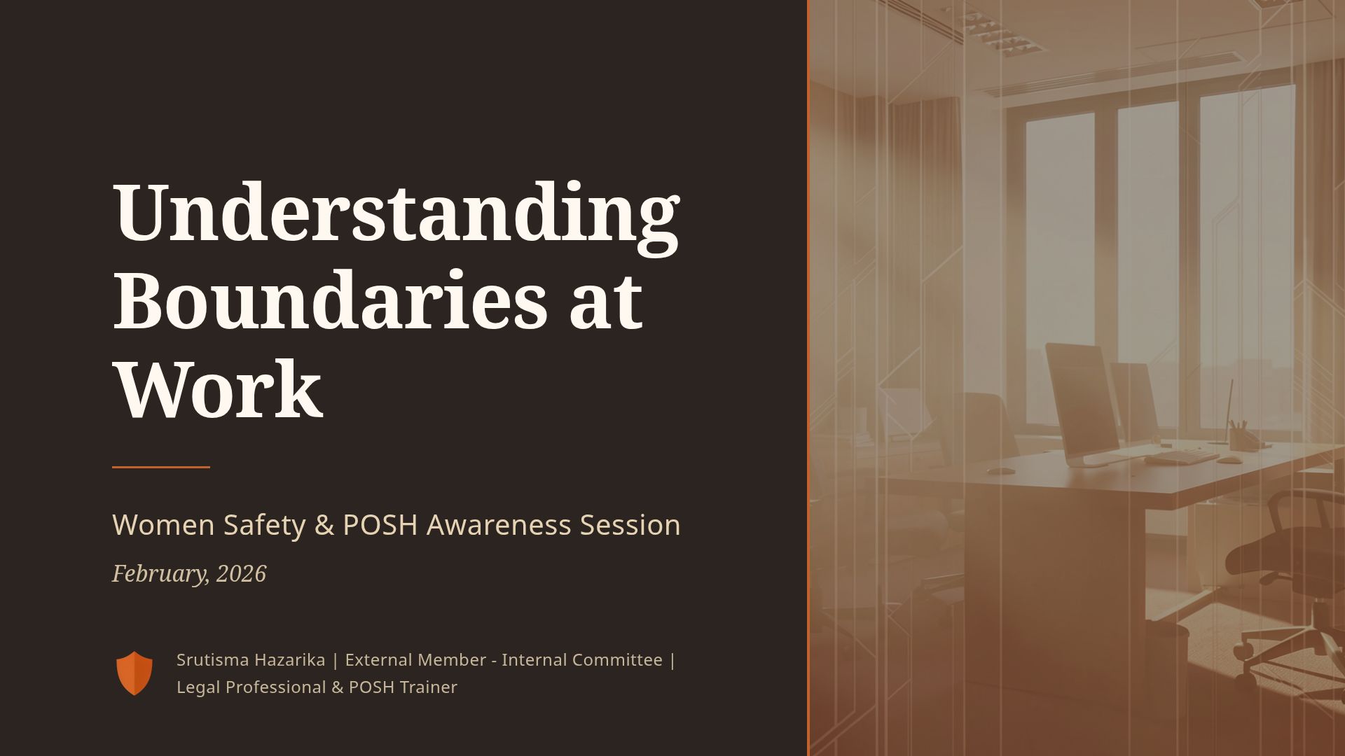 POSH Awareness: Women Safety & Workplace Boundaries