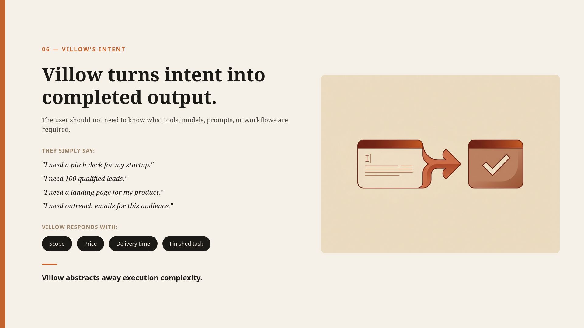 Villow: The Pay-Per-Outcome Marketplace for Digital Work