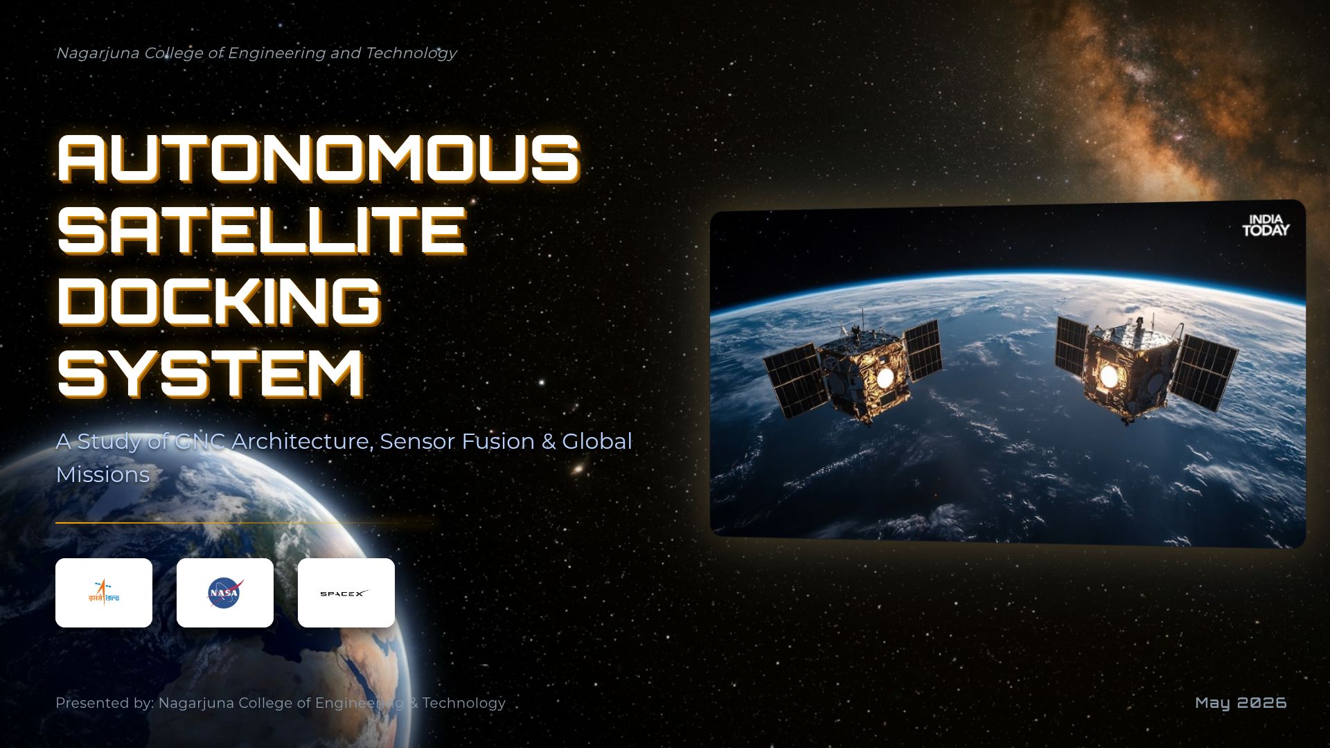 Autonomous Satellite Docking: GNC Architecture & Missions